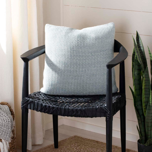 Safavieh Safavieh Liliana Knit Pillow - Dull Blue/Natural
