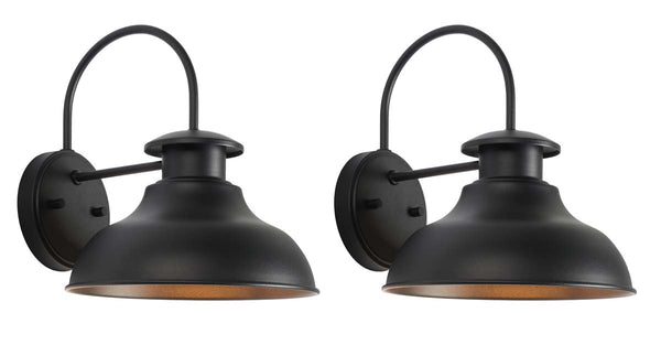 Safavieh Safavieh Linden Outdoor Wall Sconce - Black (Set Of 2)