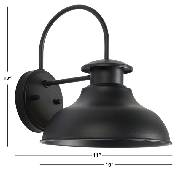 Safavieh Safavieh Linden Outdoor Wall Sconce - Black (Set Of 2)