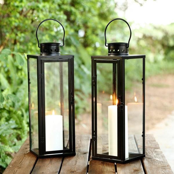 Safavieh Safavieh Lorient Outdoor Lantern - Black (Set Of 2)