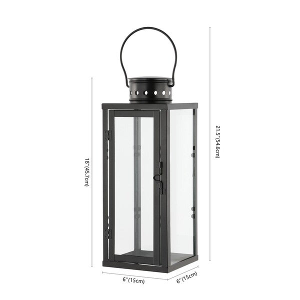 Safavieh Safavieh Lorient Outdoor Lantern - Black (Set Of 2)