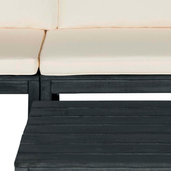 Safavieh Safavieh Lynwood Outdoor Sectional - Dark Slate Gray / Beige