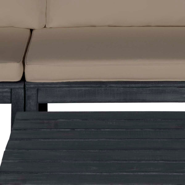 Safavieh Safavieh Lynwood Outdoor Sectional - Dark Slate Gray / Taupe