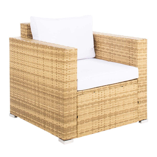 Safavieh Safavieh Machie 4 Piece Living Set - Natural / White