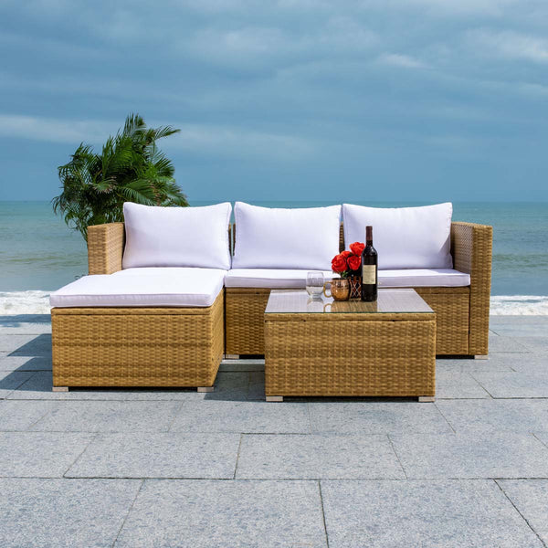 Safavieh Safavieh Madalina Living Set - Natural / White