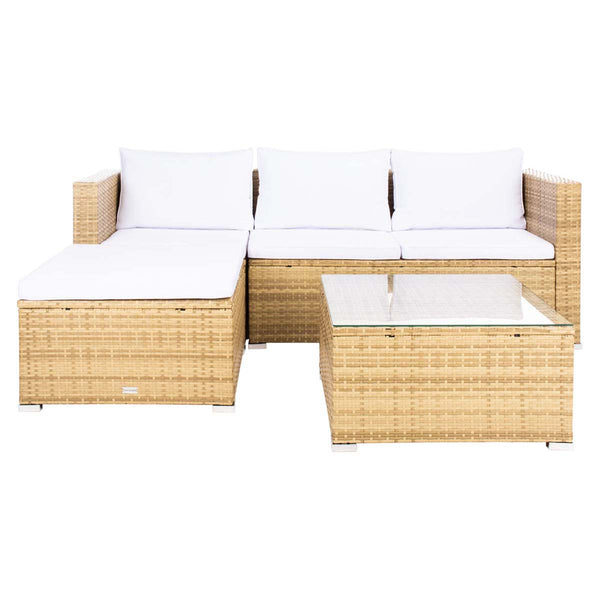 safavieh Safavieh Madalina Living Set - Natural / White