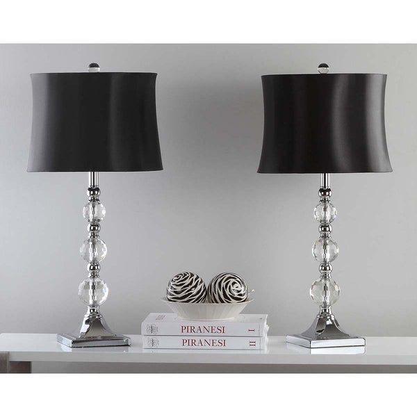 Safavieh Safavieh Maeve 28 Inch H Crystal Ball Lamp-Clear (Set Of 2)