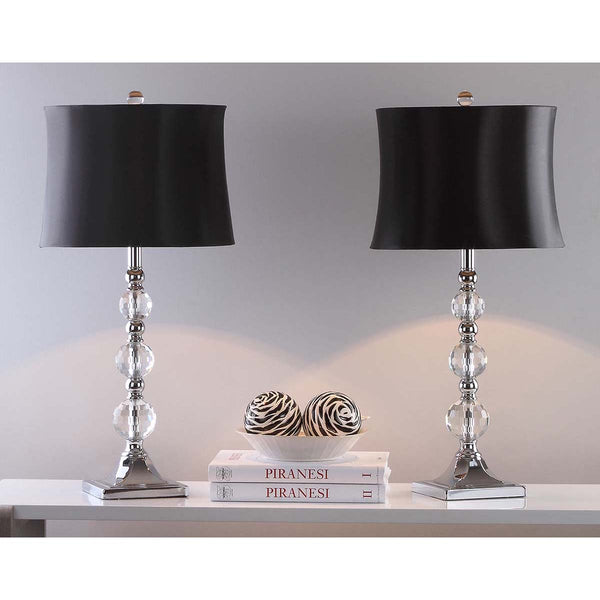 Safavieh Safavieh Maeve 28 Inch H Crystal Ball Lamp-Clear (Set Of 2)