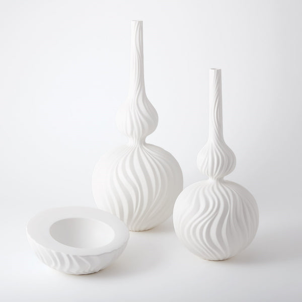 Safavieh Magura Vase-Snow-Lg | Global Views - 1846