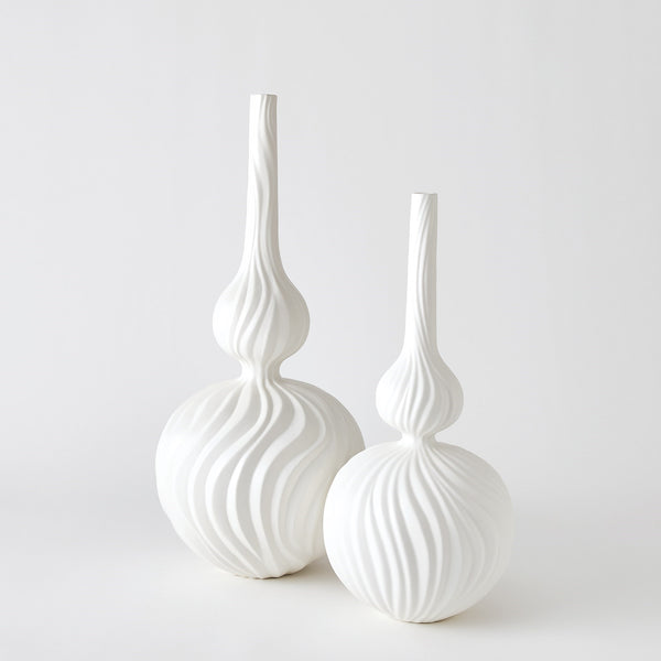 Safavieh Magura Vase-Snow-Med | Global Views - 1847