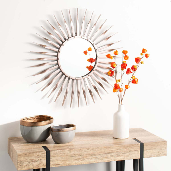 Safavieh Safavieh Marlene Sunburst Mirror - Rose Gold