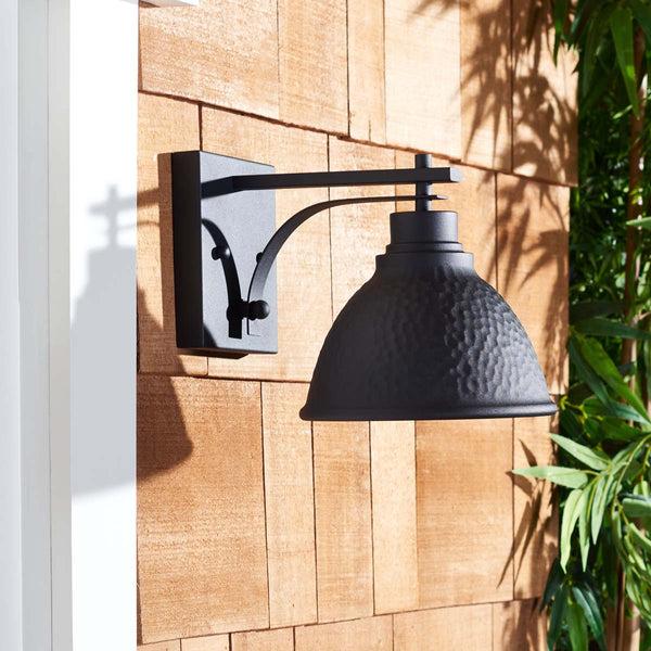 Safavieh Safavieh Melila Outdoor Wall Sconce - Black (Set Of 2)