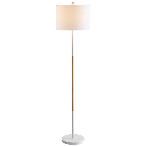 Safavieh Safavieh Melrose Floor Lamp-White/Wood Finish