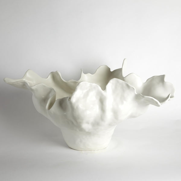 safavieh Meteor Bowl-Ivory-Lg | Global Views - 1.10618