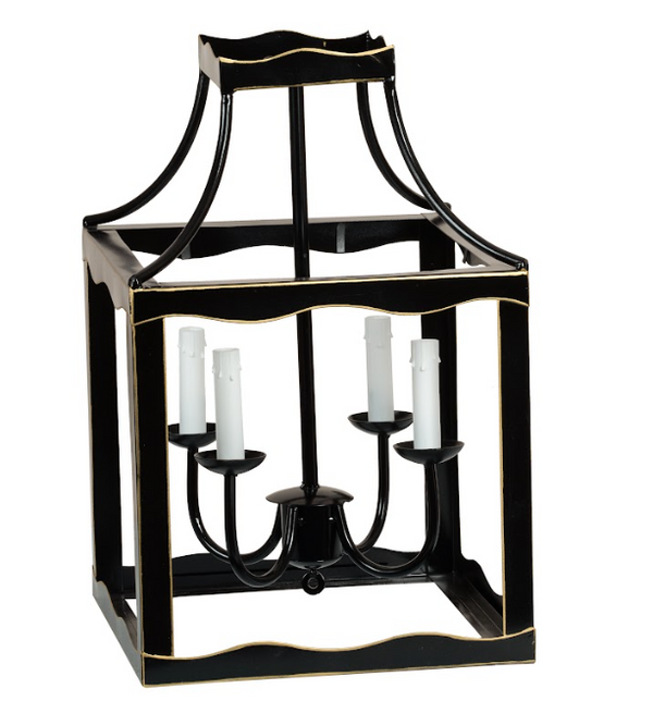 Safavieh Mid Size Black & GOLD LANTERN