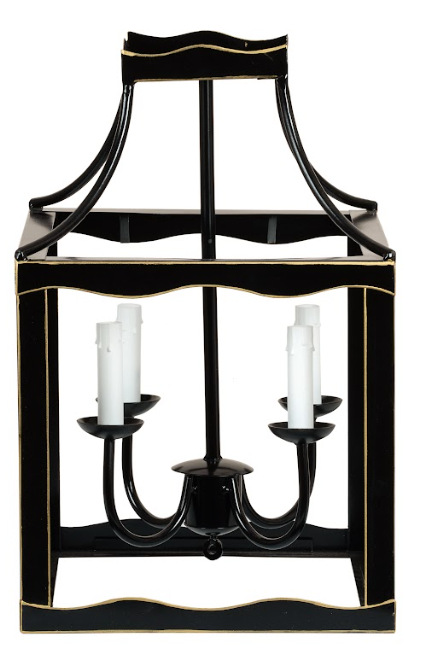 safavieh Mid Size Black & GOLD LANTERN