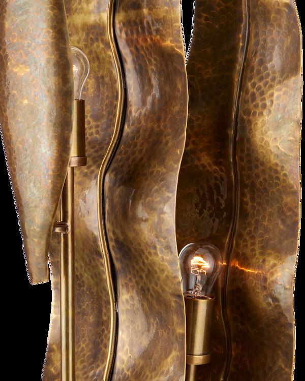 Safavieh Musa Floor Lamp - Brass | Currey & Co - 8000-0164