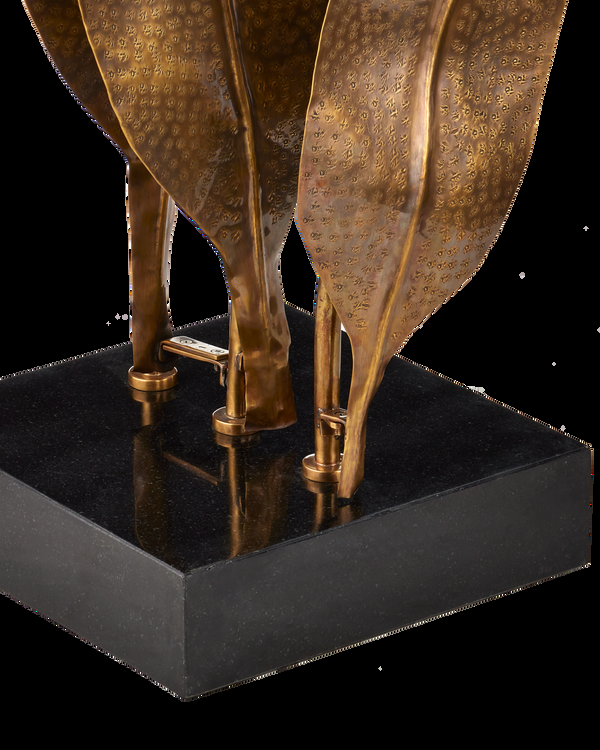Safavieh Musa Floor Lamp - Brass | Currey & Co - 8000-0164