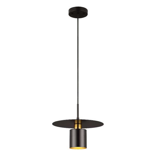 Safavieh Safavieh Mynoby 11.75 Inch Extendable Pendant - Black / Brass