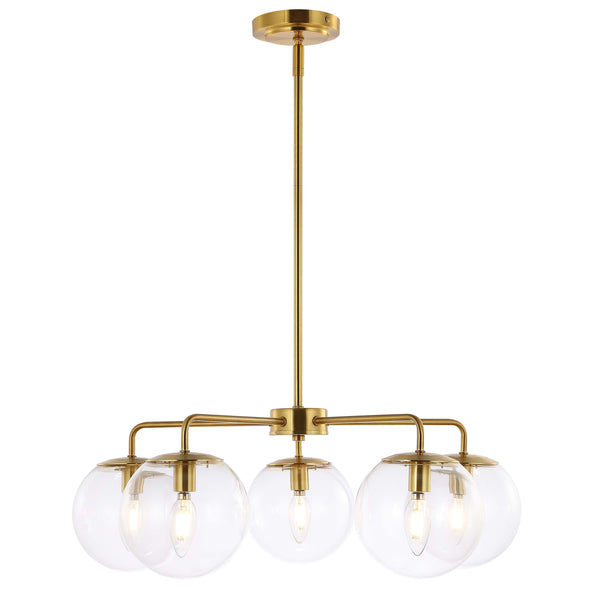 Safavieh Safavieh Negara Chandelier - Satin Brass/Clear