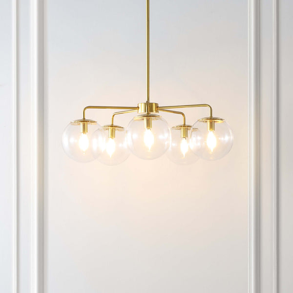 Safavieh Safavieh Negara Chandelier - Satin Brass/Clear