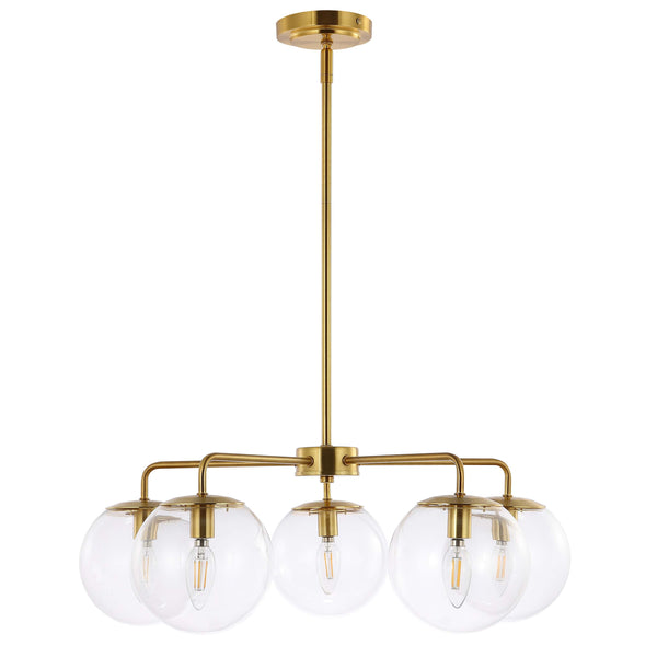 safavieh Safavieh Negara Chandelier - Satin Brass/Clear
