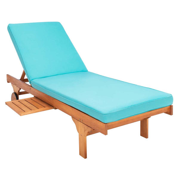 safavieh Safavieh Newport Lounge Chair - Natural / Aqua