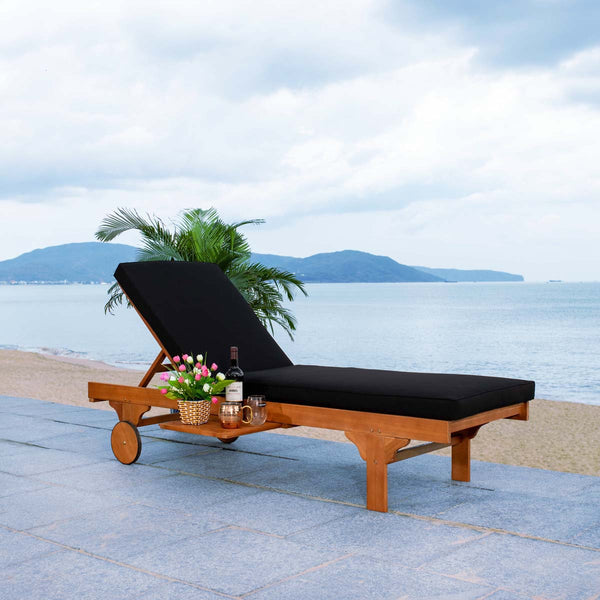 Safavieh Safavieh Newport Lounge Chair - Natural / Black