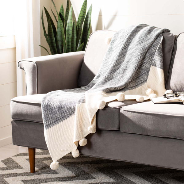 Safavieh Orie Pom Pom Throw | Safavieh - THR220
