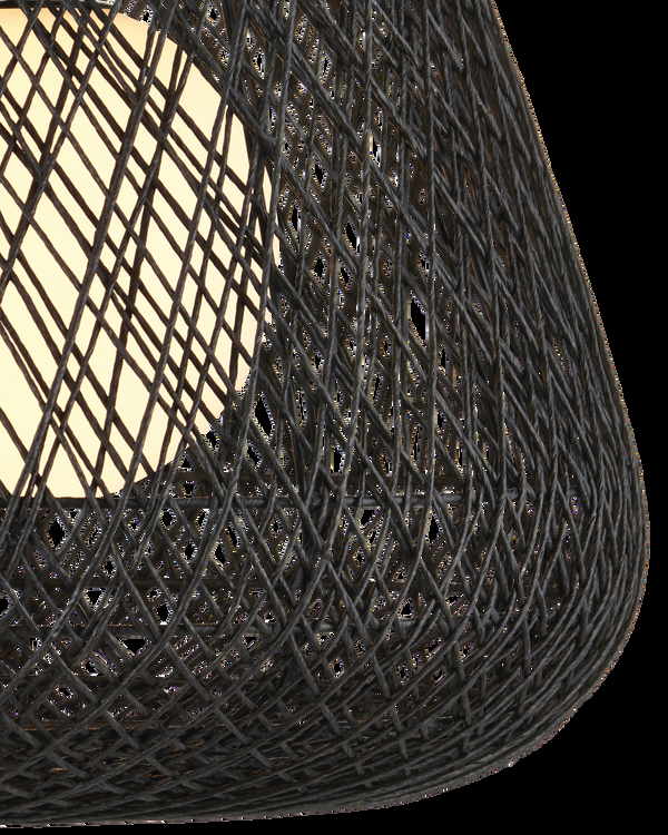 Safavieh Osbert Black Pendant | Currey & Co - 9000-1243