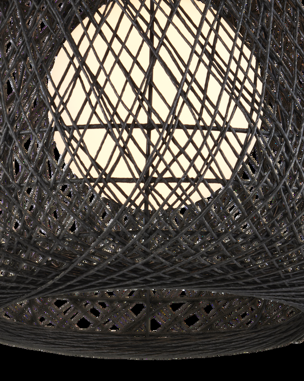 Safavieh Osbert Black Pendant | Currey & Co - 9000-1243