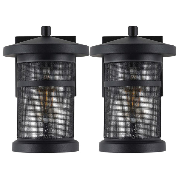 Safavieh Safavieh Osprey Outdoor Wall Sconce/Black (Set Of 2)