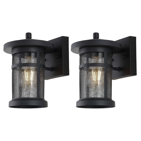 Safavieh Safavieh Osprey Outdoor Wall Sconce/Black (Set Of 2)