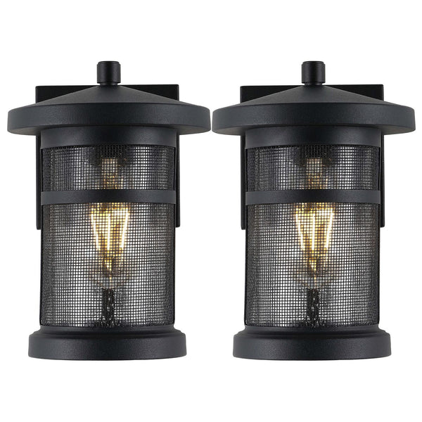 Safavieh Safavieh Osprey Outdoor Wall Sconce/Black (Set Of 2)