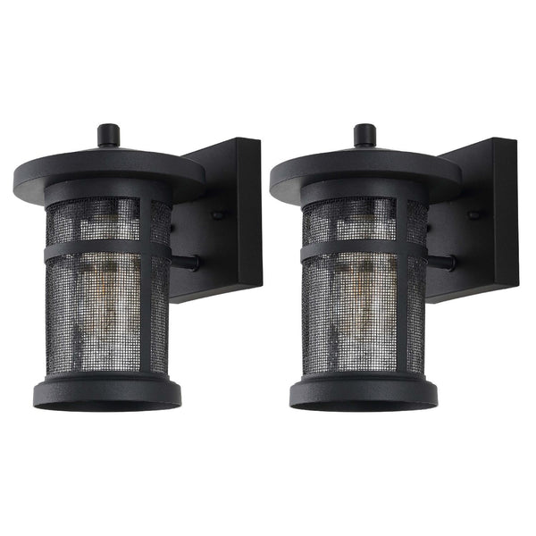 safavieh Safavieh Osprey Outdoor Wall Sconce/Black (Set of 2)
