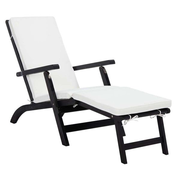 safavieh Safavieh Palmdale Lounge Chair - Black / Beige