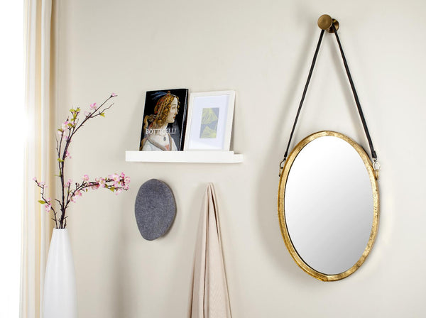 Safavieh Safavieh Pembroke Strap Mirror-Antique Gold