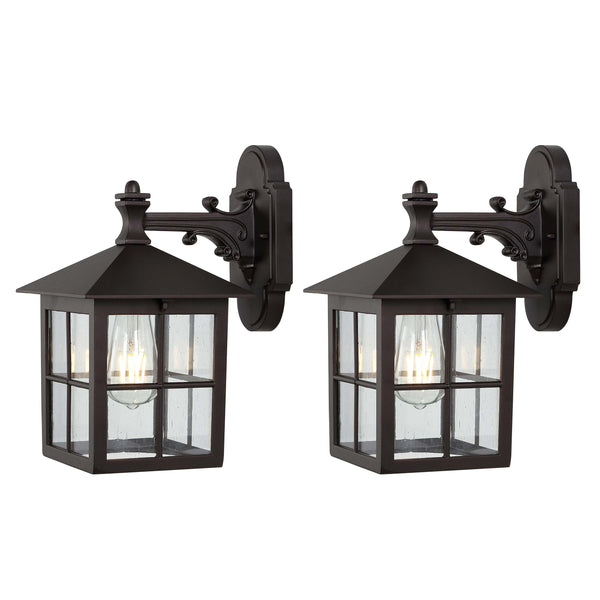 Safavieh Safavieh Penryn Outdoor Wall Sconce - Black (Set Of 2)