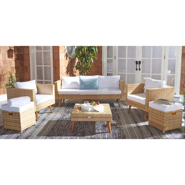 Safavieh Safavieh Presla 6 Pc Living Set - Natural / White