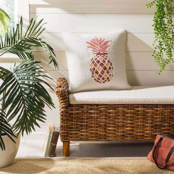 Safavieh Safavieh Pure Pineapple Pillow - Red/Yellow/White