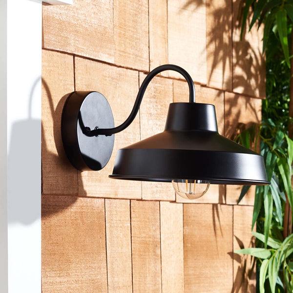 Safavieh Safavieh Quarry Outdoor Wall Sconce - Black (Set Of 2)