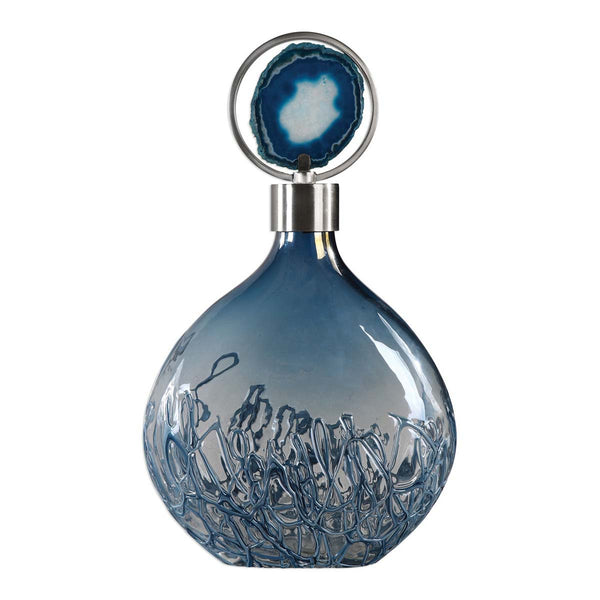 safavieh Rae Sky Blue Vase - Uttermost - 20930