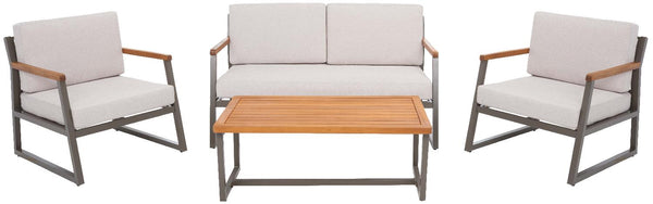 safavieh Safavieh Randolph 4 Pc Living Set - Grey / Light Grey