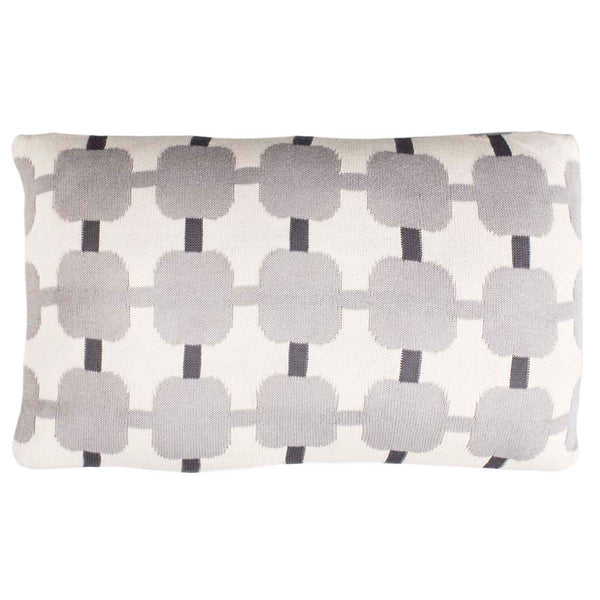 safavieh Safavieh Retro Square Pillow - Light Grey/Dark Grey