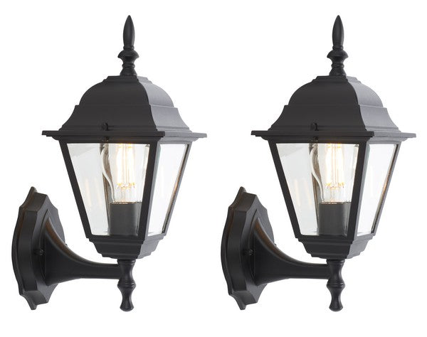 Safavieh Safavieh Rhion Outdoor Wall Sconce - Black (Set Of 2)