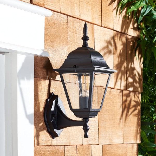 Safavieh Safavieh Rhion Outdoor Wall Sconce - Black (Set Of 2)