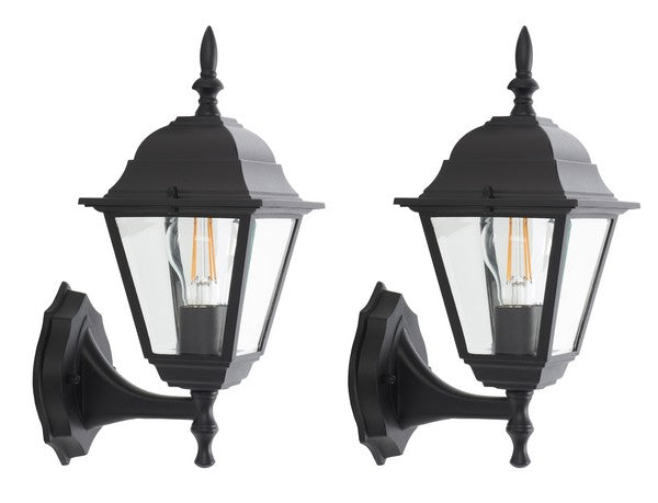 safavieh Safavieh Rhion Outdoor Wall Sconce - Black (Set of 2)