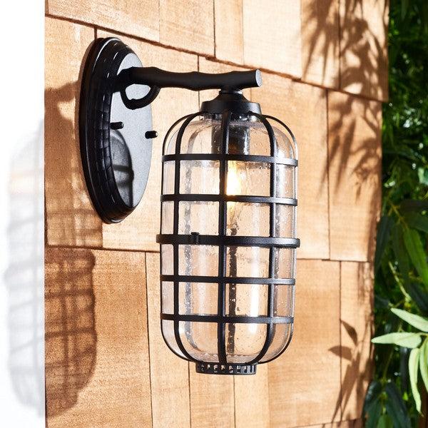 Safavieh Safavieh Rigel Outdoor Wall Sconce - Black (Set Of 2)