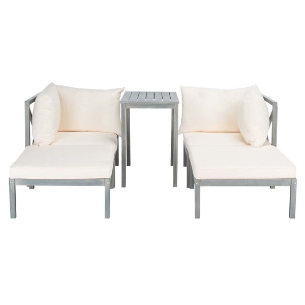 safavieh Safavieh Ronson 5 Piece Sectional Set - Ash Grey