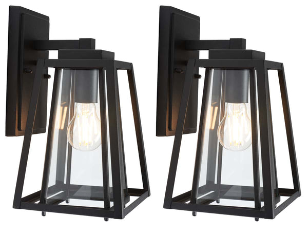 Safavieh Safavieh Rydler Outdoor Wall Sconce - Black (Set Of 2)